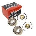 MAPCO 2x RADLAGERSATZ VORNE passend für DACIA SOLENZA RENAULT 11 19 9 CLIO RAPID