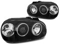 SCHEINWERFER LPVWN8 PASSEND FÜR VW GOLF 4 97-03 ANGEL EYES CCFL SCHWARZ NEU