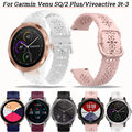 Sport Silikon Armband für Garmin Vivoactive 3 4 Venu 2 Plus Venu SQ Music HR 745