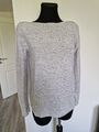 Cecil Damen Pullover Gr S 36 38 Creme Grau Meliert Top Zustand