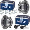 2x MEYLE RADNABE MIT RADLAGER für VW CADDY 3 GOLF 5+6 PLUS PASSAT TIGUAN SHARAN