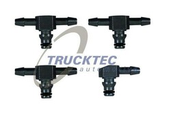 TRUCKTEC AUTOMOTIVE Anschlussstutzen Kraftstoffleitung 02.13.217 Metall