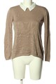 ATMOSPHERE Blusenshirt Damen Bluse Gr. DE 32 braun-weiß Casual-Look