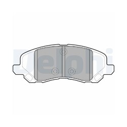 Bremsbelagsatz, Scheibenbremse DELPHI LP2038 für CHRYSLER DODGE LANCIA JEEP