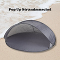 Strandmuschel Pop up Quick Automatik Beach Tent Strandzelt  Sonnenschutz UV30+