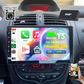 Für PEUGEOT 206 2001-2016 Carplay Android 13 9"Autoradio GPS Navi WIFI 4+64G DAB