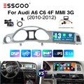 DAB+ Carplay Android 13 Autoradio GPS 6+128G Für Audi A6 C6 4F MMI 3G 10-11 Cam