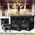 4x 700W Sparkular Cold Spark Machine DMX Feuerwerkmaschine Bühnen mit Flightcase