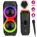 Tragbarer Wireless Bluetooth Lautsprecher Subwoofer SD Musicbox Stereo mit MiC