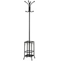 Garderobenständer Garderobe Stabile Kleiderständer mit Schirmständer 186cm Höhe