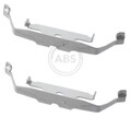 A.B.S. Zubehörsatz Scheibenbremsbelag 1850Q für BMW F25 X3 F30 F31 F20 F80 3er