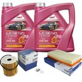 MAHLE Inspektionspaket 8 L MANNOL Legend+Ester 0W-40 für Volvo V40 Kombi 1.8