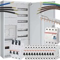 Einfamilienhaus Komplett-Zählerschrank eHZ/Res APZ FI 30mA/40A, 12x B16, SLS 50A