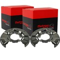 2X METZGER SPRITZBLECHE BREMSSCHEIBEN HINTEN PASSEND FÜR BMW 1 2 3 4