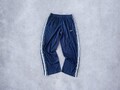 Vintage Nike Baggy Trackpants Gr.L Blau-Weiß 2000s Retro Pashanim Style
