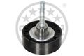 Umlenk  Führungsrolle  Keilrippenriemen Optimal 0 N1454 für AUDI SEAT SKODA VW