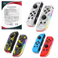 TOP!Joy Con Controller mit LED, Wireless Gamepad 2er Set für Nintendo Switch Neu
