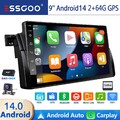 9" Android13 64G Carplay DAB+ Autoradio Für BMW 3er E46 M3 Rover 75 MG ZT Kam BT