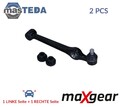 72-3650 LINKS RECHTS QUERLENKER SATZ VORNE MAXGEAR 2PCS FÜR MAZDA DEMIO