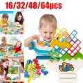 Schaukelstapel Balance Spiel für Kinder Tetra Tower Game Spielzeug Stapelspiel-