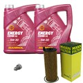 MANN-FILTER Ölfilter 10 L MANNOL Energy Combi LL 5W-30 für Audi Q7 6.0 TDI