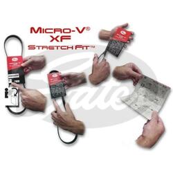 GATES Keilrippenriemen für Fiat Ducato Pritsche/Fahrgestell Iveco Daily IV