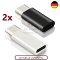 2x 8-Pin auf USB C Adapter für Samsung Google Huawei Xiaomi Ladekabel Datenkabel