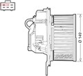 Innenraumgebläse DENSO DEA32005 für VW PASSAT B6 3C2 GOLF 6 5K1 TOURAN 1T1 1T2 3