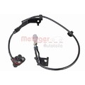 Sensor, Raddrehzahl METZGER 09001163 für TOYOTA, Hinterachse links