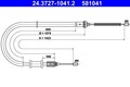 ATE Seilzug, Feststellbremse 24.3727-1041.2 für RENAULT NISSAN
