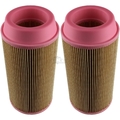 2x MAHLE / KNECHT Luftfilter LX 1802 Air Filter