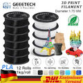 Geeetech 3D Drucker 1kg/Rolls 3D Filament 1.75mm PLA 12pcs für 3D Drucker