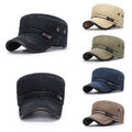 Military Army Cap Unisex Segeltuch Basecap Kappe Mütze Wandern-Sport Verstellb ↕