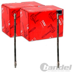 2X TRW BREMSSCHLÄUCHE VORNE HINTEN MITTE INNEN BEIDSEITIG PASSEND FÜR ALPINE