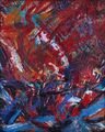 MAJER Acryl Abstrakt Leinwand Gemälde Bild Modern Abstract ORIGINAL UNIKAT XXL