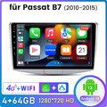 4+64G Android 13 Autoradio Carplay GPS Navi Für VW Passat B7 CC 2010-2015 8-Kern