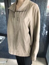 Übergangsjacke Herren von CANDA Gr. 26 Beige aus Micro Suede, superiorQualität
