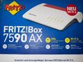 Garantie 10/2026 AVM FRITZ!Box 7590 AX WiFi6 DSL Router ISDN S0 Bus (20002929)
