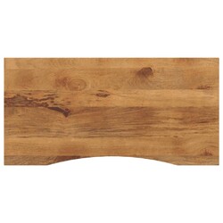  Schreibtischplatte Tischplatte Holzplatte mit Aussparung Massivholz Mango vidaX