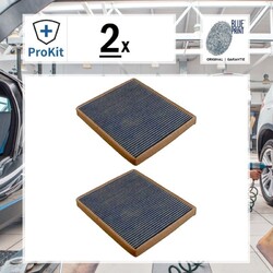 2x ORIGINAL® Blue Print Filter, Innenraumluft für Suzuki Jimny Geländewagen