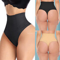 Damen Shapewear Bauchweg Unterhose Mieder Tanga String Miederhose Figurformende