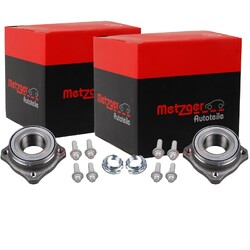 2X METZGER RADLAGER-SATZ HINTEN PASSEND FÜR BMW X3 X4 LINKS+RECHTS | WM 2192