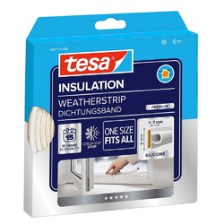 tesa tesamoll® INSULATION Fenster-Dichtungsband weiß 0,9 cm x 6,0 m 1 Rolle