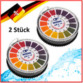 2x PH-Wert Teststreifen Indikator Lackmus Testpapier Säure Alkali Lackmuspapier