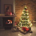FAIRYTREES® Künstlicher Weihnachtsbaum Tannenbaum Christbaum Kunstbaum Dekorbaum