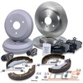 BREMSSCHEIBEN + BREMSBELÄGE VORNE + 2x RADBREMSZYLINDER HINTEN FÜR SMART