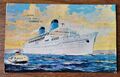 Blue Sea Cruises, Chandris Lines. RHMS Ellinis Postkarte. Gemälde von D. Smoothy