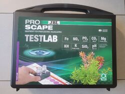 JBL Testlab ProScape Testkoffer, Wasseranalyse in Pflanzenaquarien,guter Zustand
