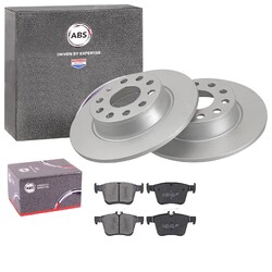 ABS BREMSSCHEIBEN + BELÄGE HINTEN passend für VW GOLF 7 TOURAN A3 8V LEON ATECAHA 272x10mm // Bitte PR-Nummern beachten