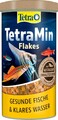 TetraMin Flakes - Fischfutter in Flockenform für alle Zierfische, 1 L Dose